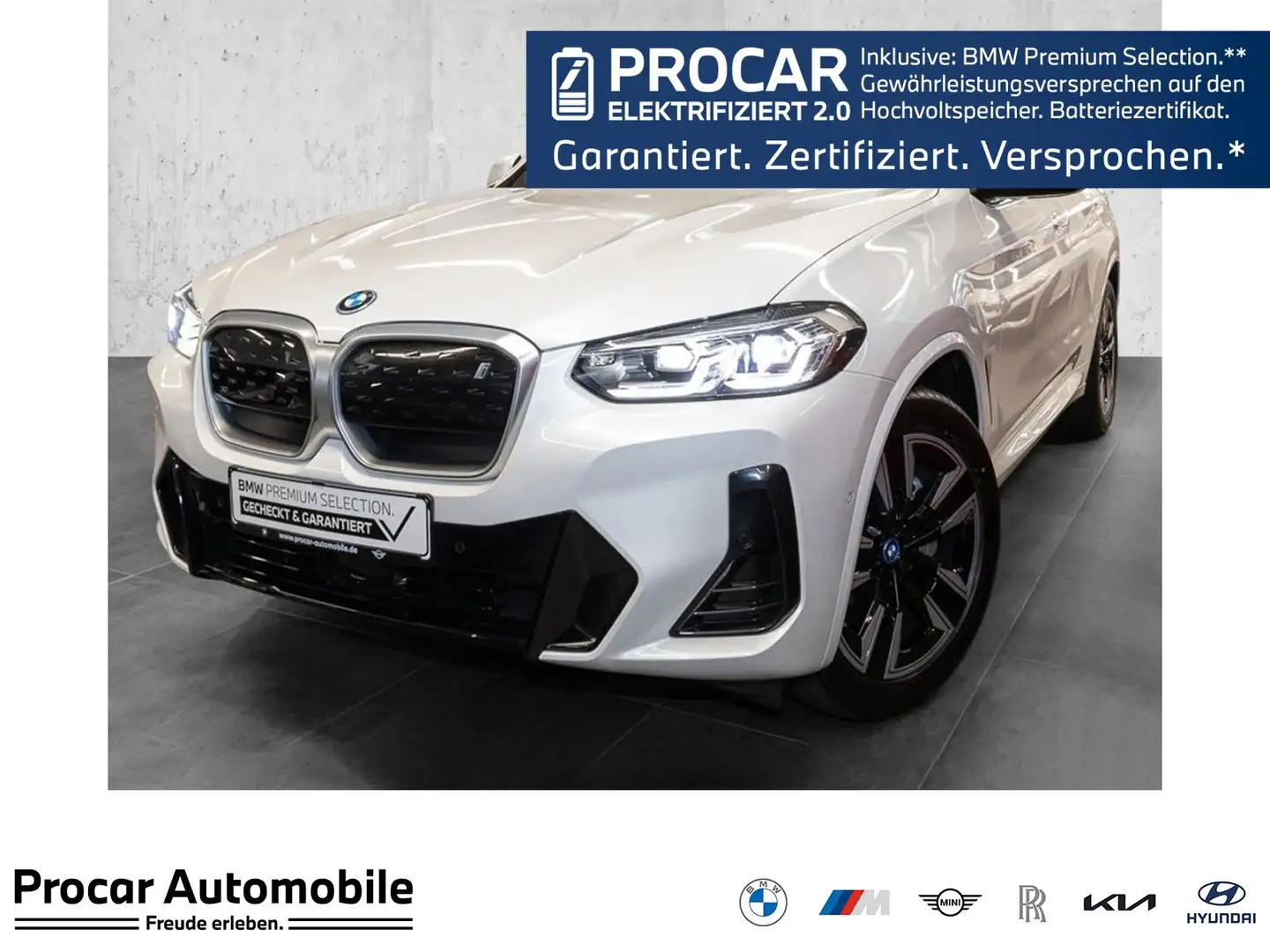 BMW iX3 Inspiring DAB LED WLAN RFK Parkassistent Weiß - 1