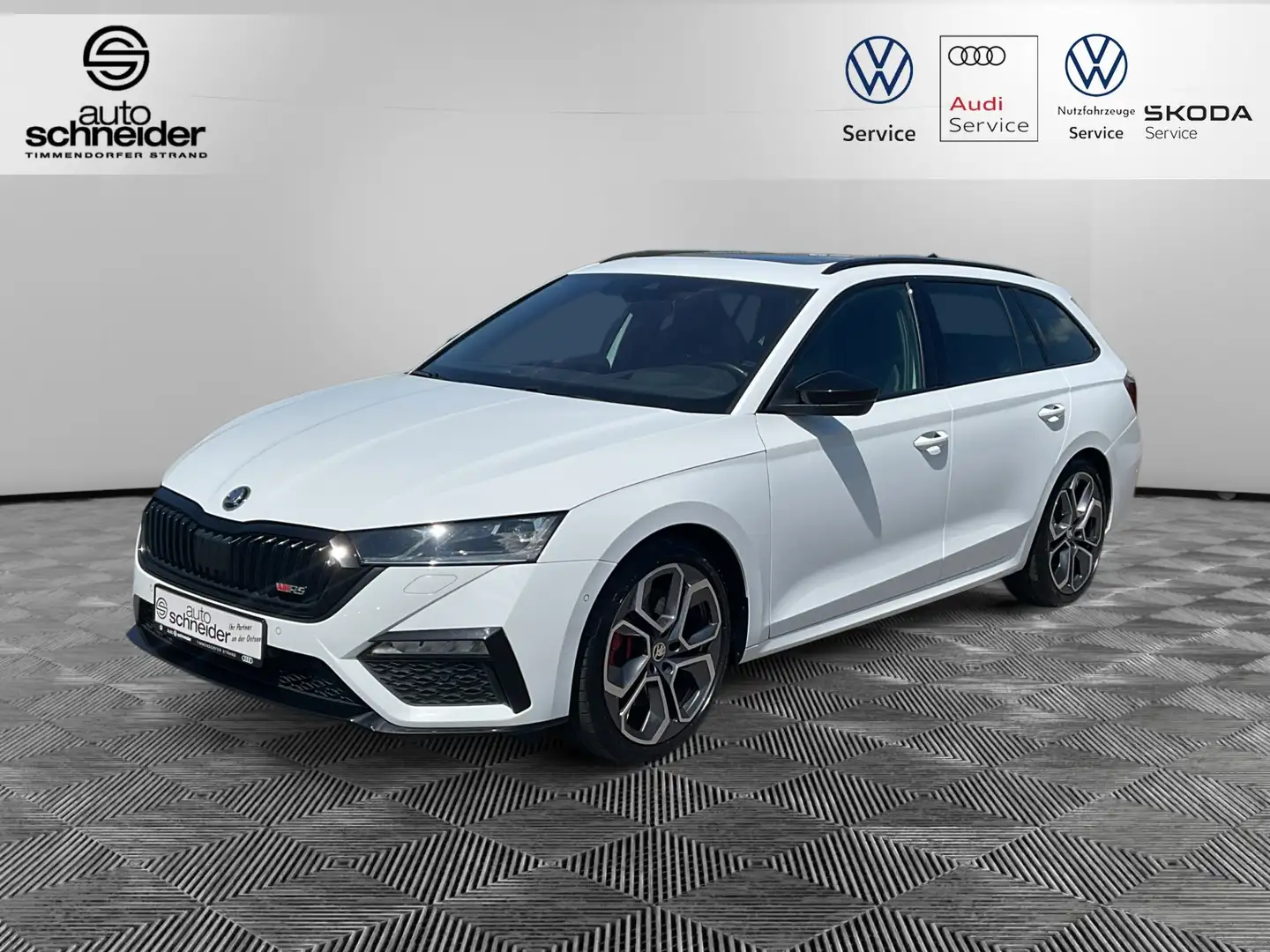 Skoda Octavia Combi RS 2.0 TSI DSG First Edition Pano LED HUD AH Weiß - 1