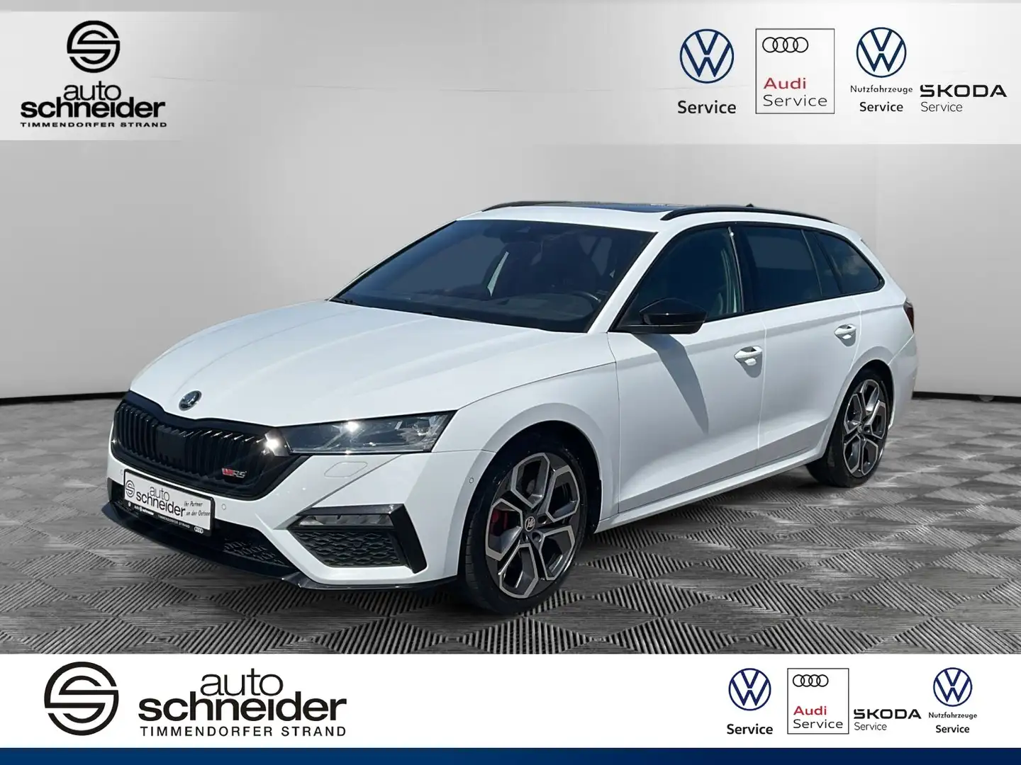 Skoda Octavia Octavia Combi RS 2.0 TSI DSG First Edition Pano Blanc - 1