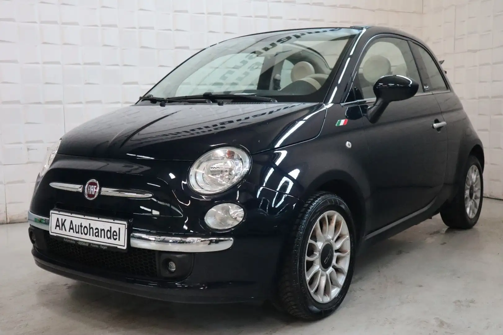 Fiat 500 Cabrio,Klima, Blauw - 1