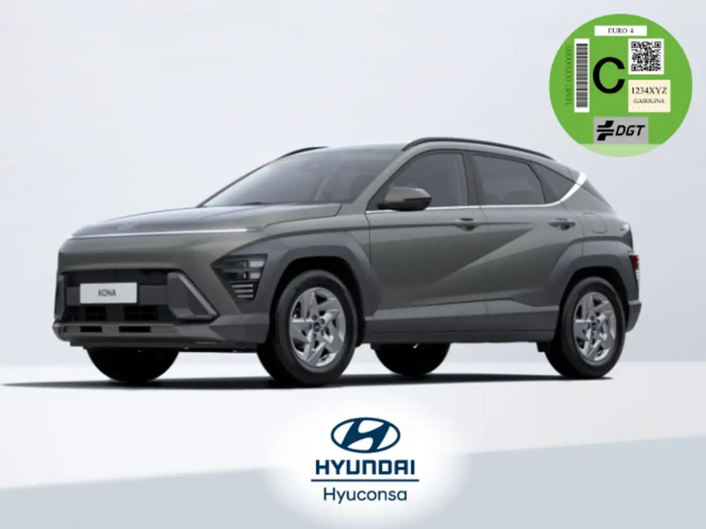 Hyundai KONA 1.0 TGDI Flexx 4x2 DT Gris - 1