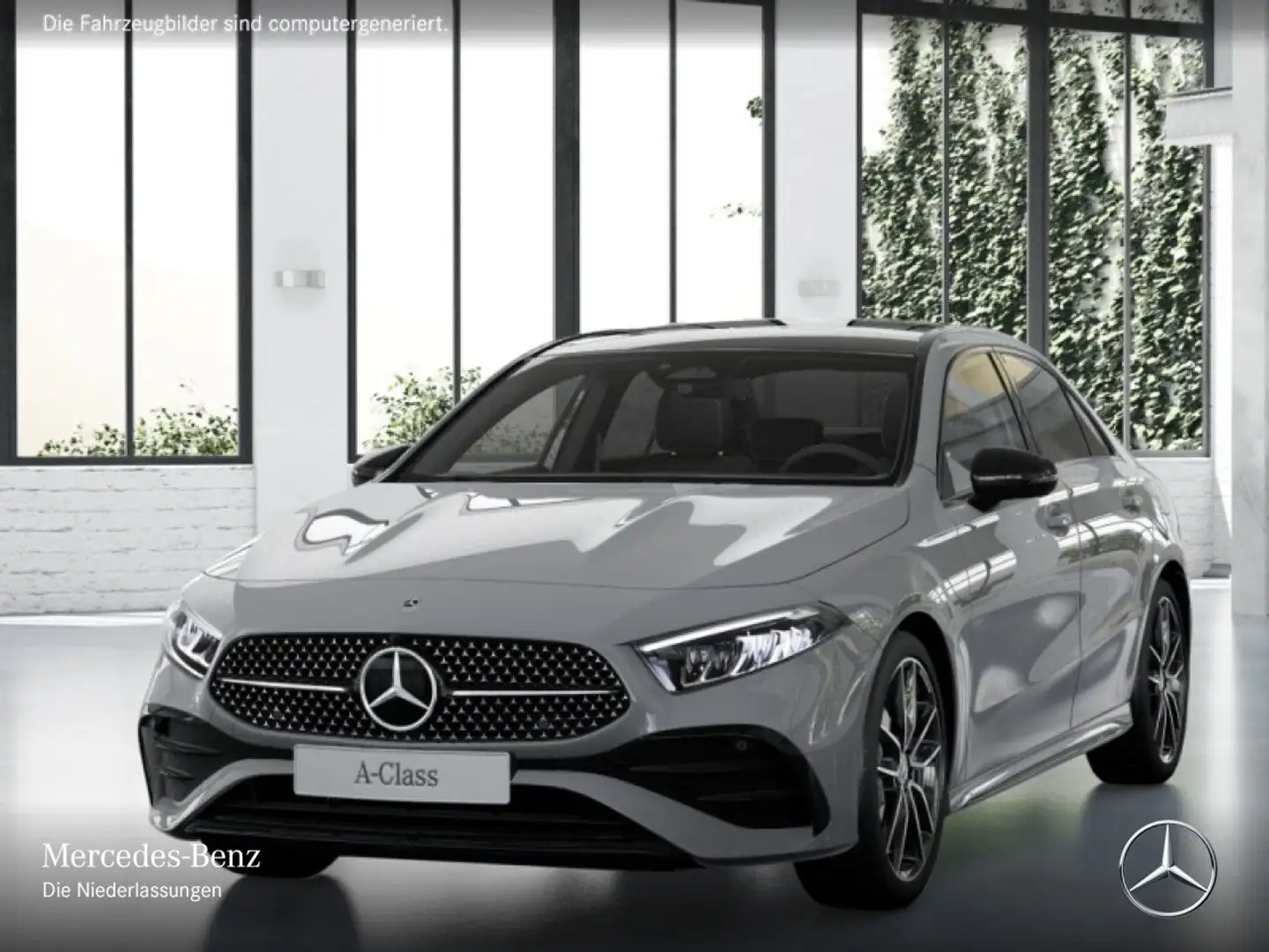 Mercedes-Benz A 180 Lim AMG+NIGHT+PANO+AHK+LED+KAMERA+7G Grau - 2