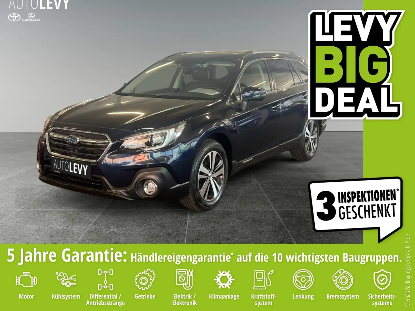 Subaru OUTBACK 2.5 AWD Sport *8FACH*CARPLAY* Blauw - 1
