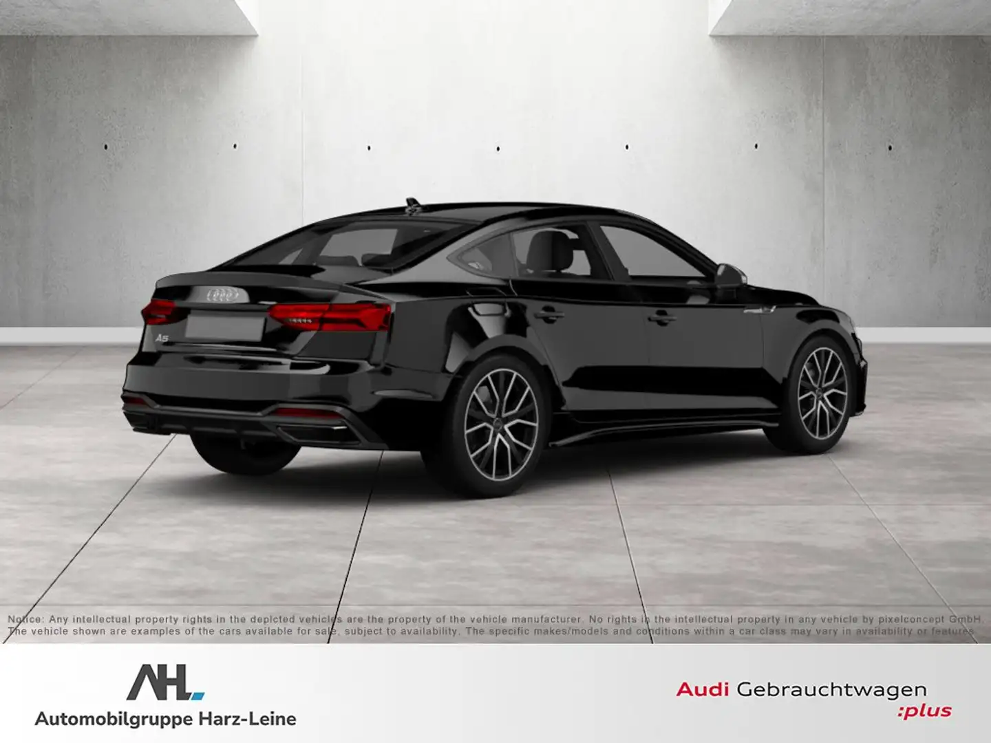 Audi A5 Sportback 40 TFSI S line competition quattro S-tro Schwarz - 2