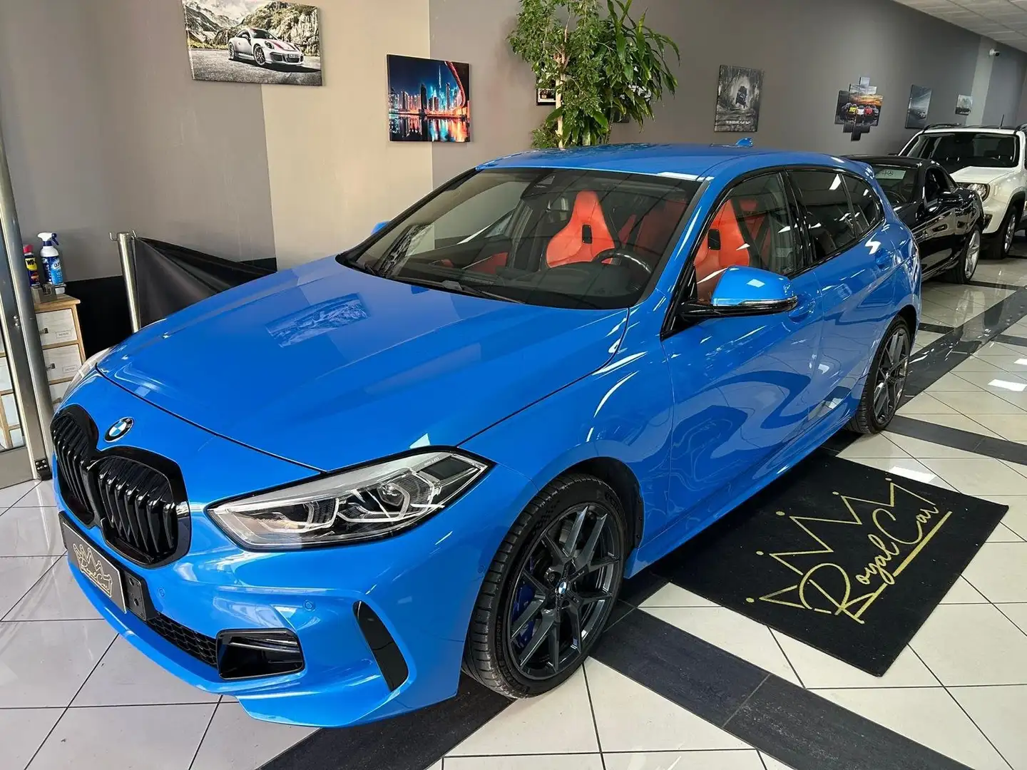 BMW 120 d xDrive Msport auto Bleu - 1