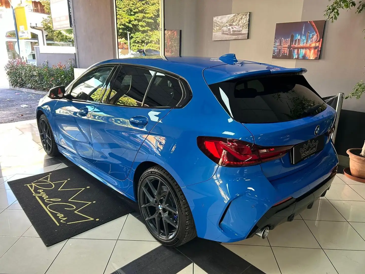 BMW 120 d xDrive Msport auto Bleu - 2