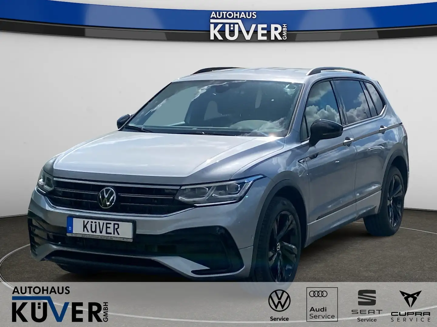 Volkswagen Tiguan Allspace R-Line 2,0 TDI DSG 4M+Navi+AHK Silber - 1