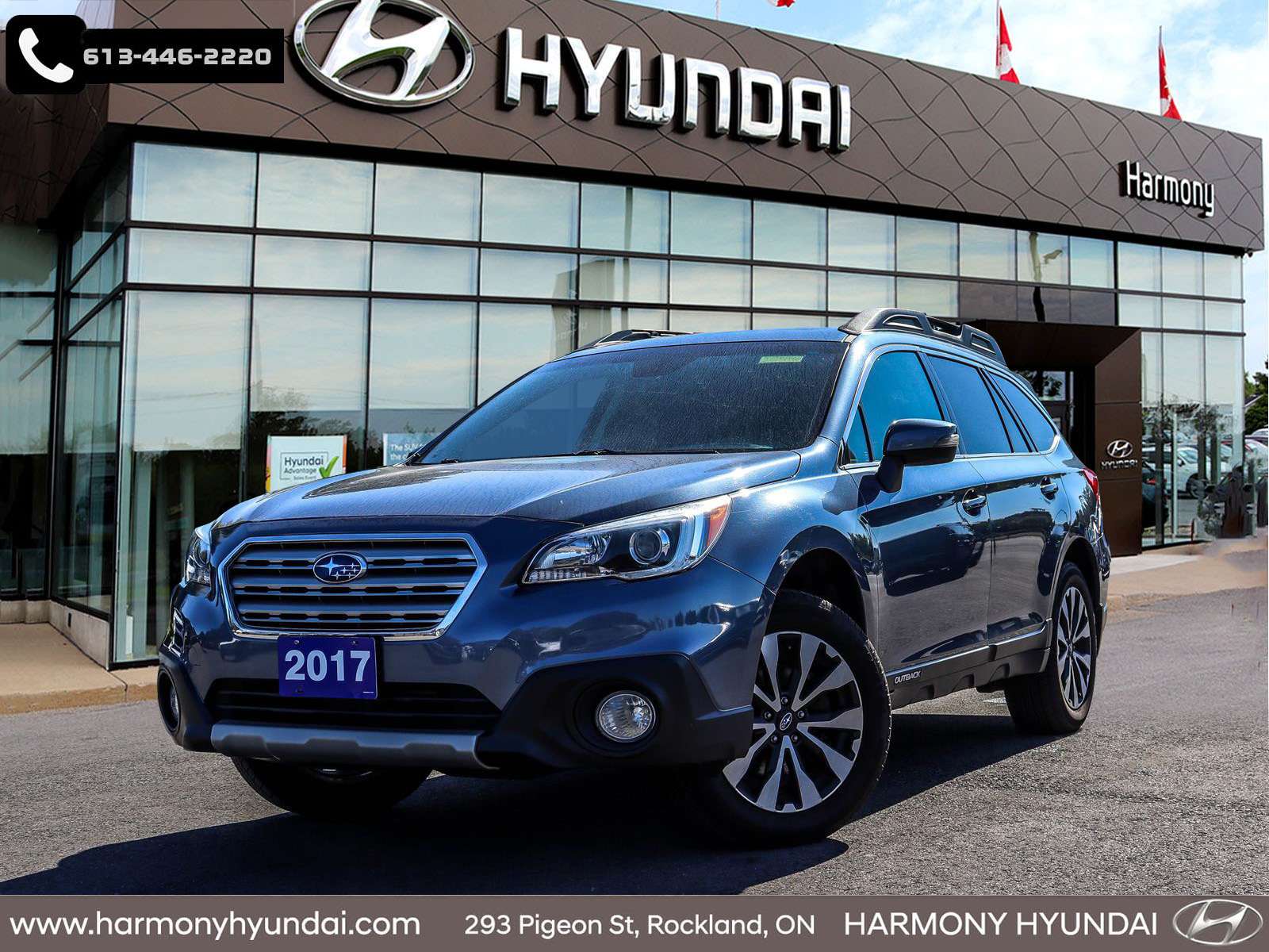 Blue 2017 Subaru Outback Wagon All-Wheel Drive Automatic