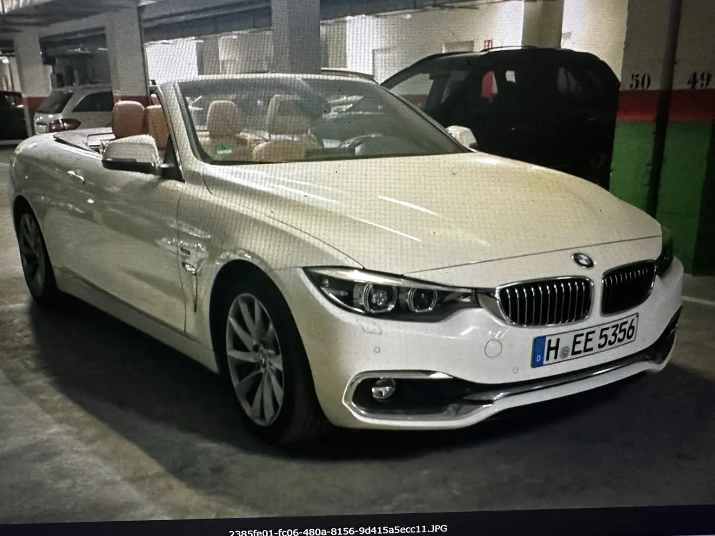 BMW 420 420d Cabrio luxury Weiß - 1