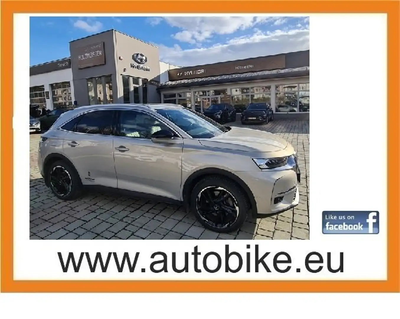 DS Automobiles DS 7 Crossback DS7 E-Tense 300 PHEV EAT8 4x4 Be Chic Aut. Argintiu - 1