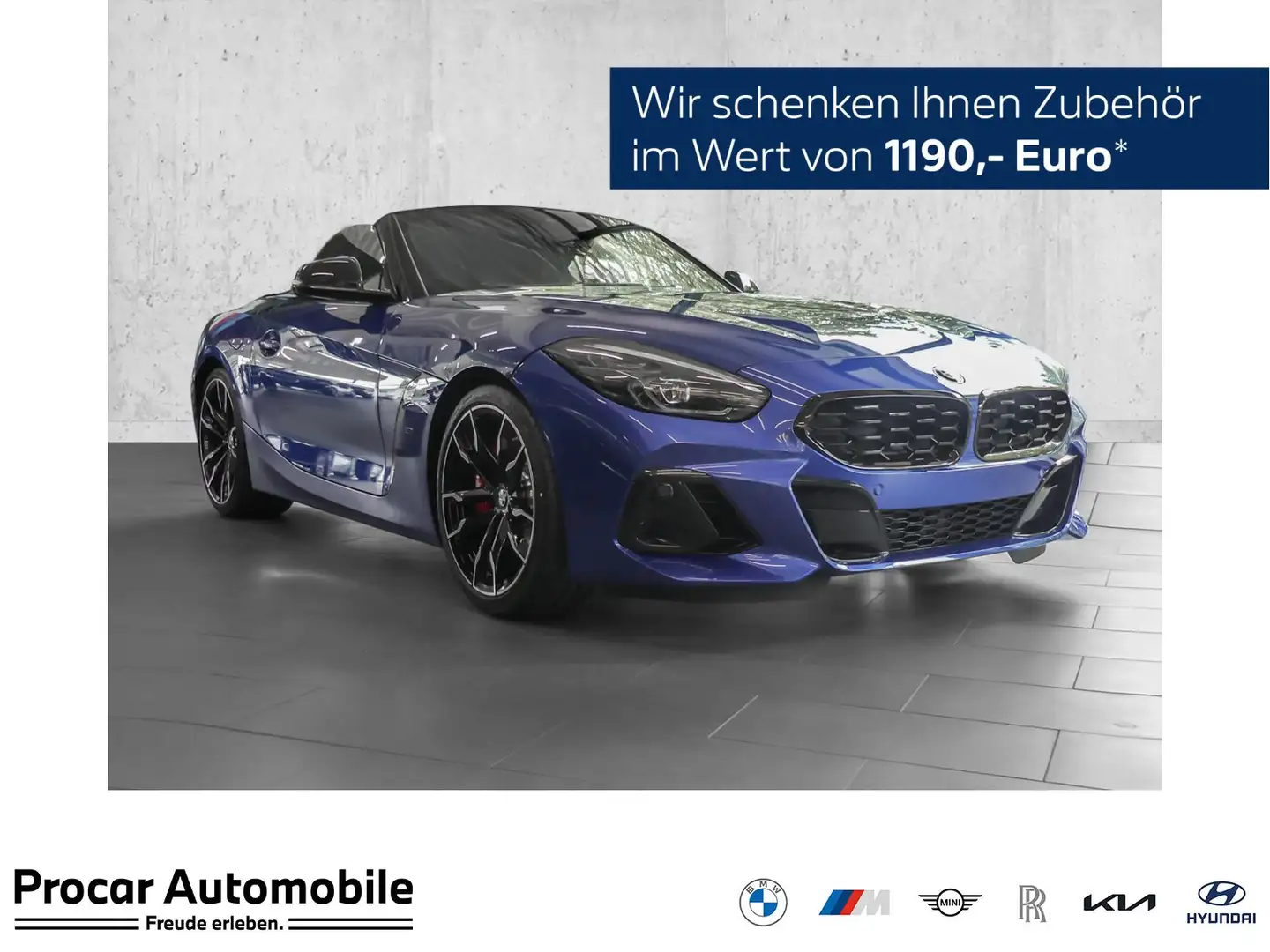 BMW Z4 M40i HUD NAVI LED LM19/20 DAB Tempomat Blau - 1