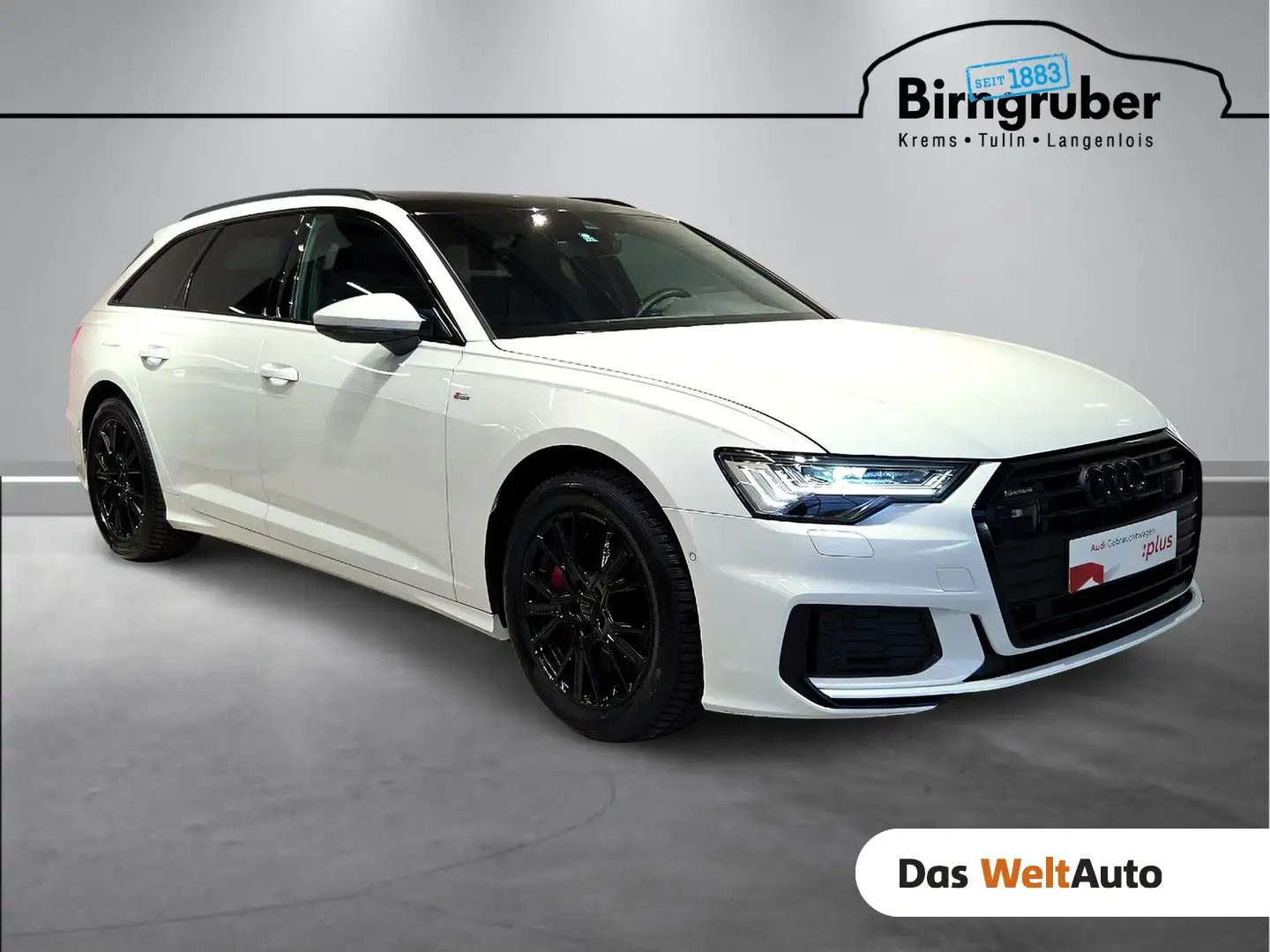 Audi A6 55 TFSI e quattro Sport Weiß - 1
