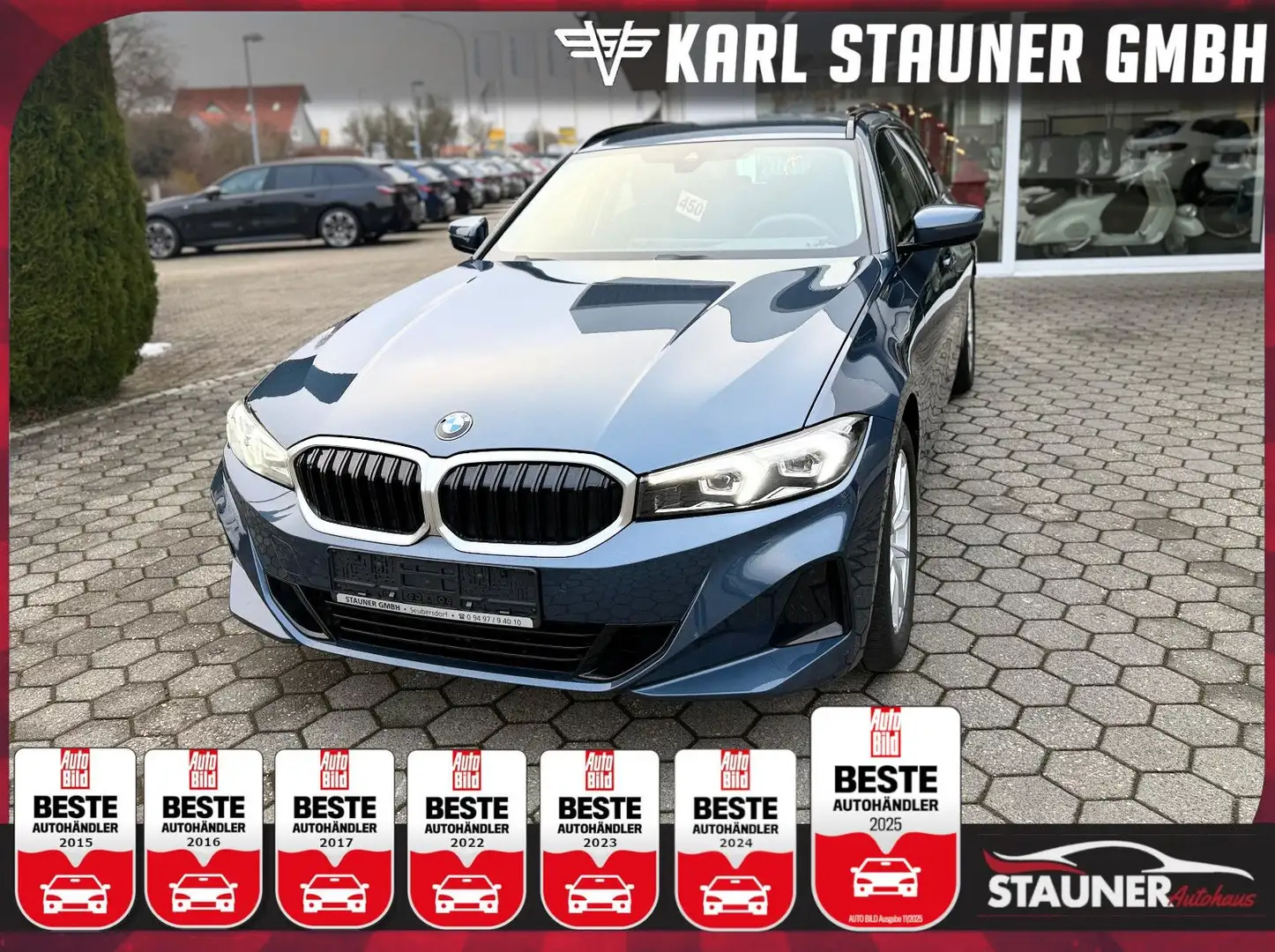 BMW 318 i Touring AHK KAMERA KLIMAAUTO LED Blau - 1