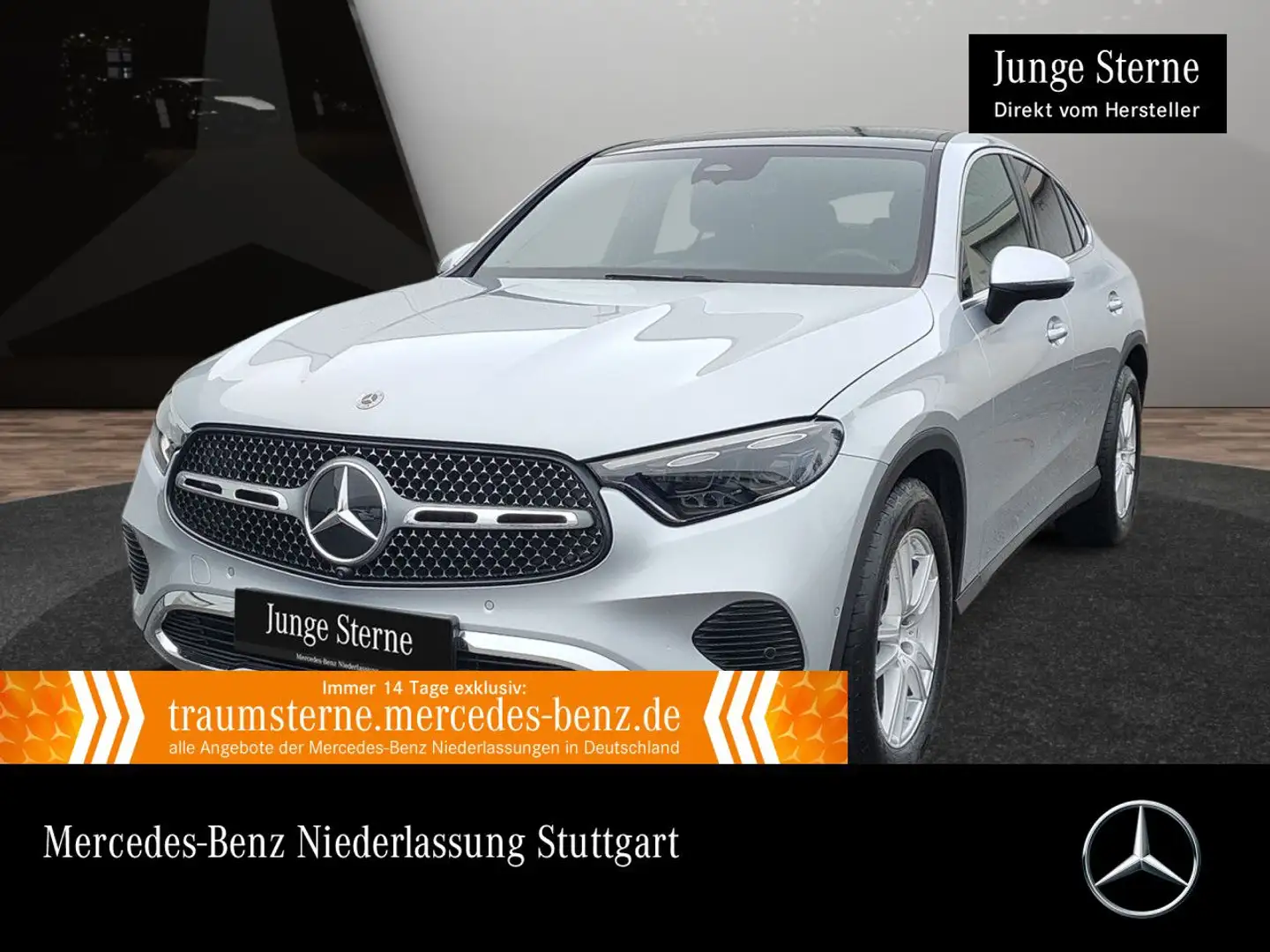 Mercedes-Benz GLC 200 4M AVANTG+PANO+360+TOTW+KEYLESS+9G Silber - 1