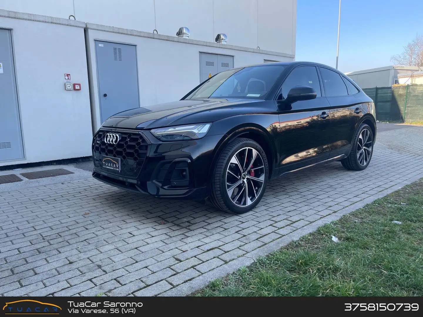 Audi SQ5 S Line 3.0 TDI MHEV Sportback Nero - 1