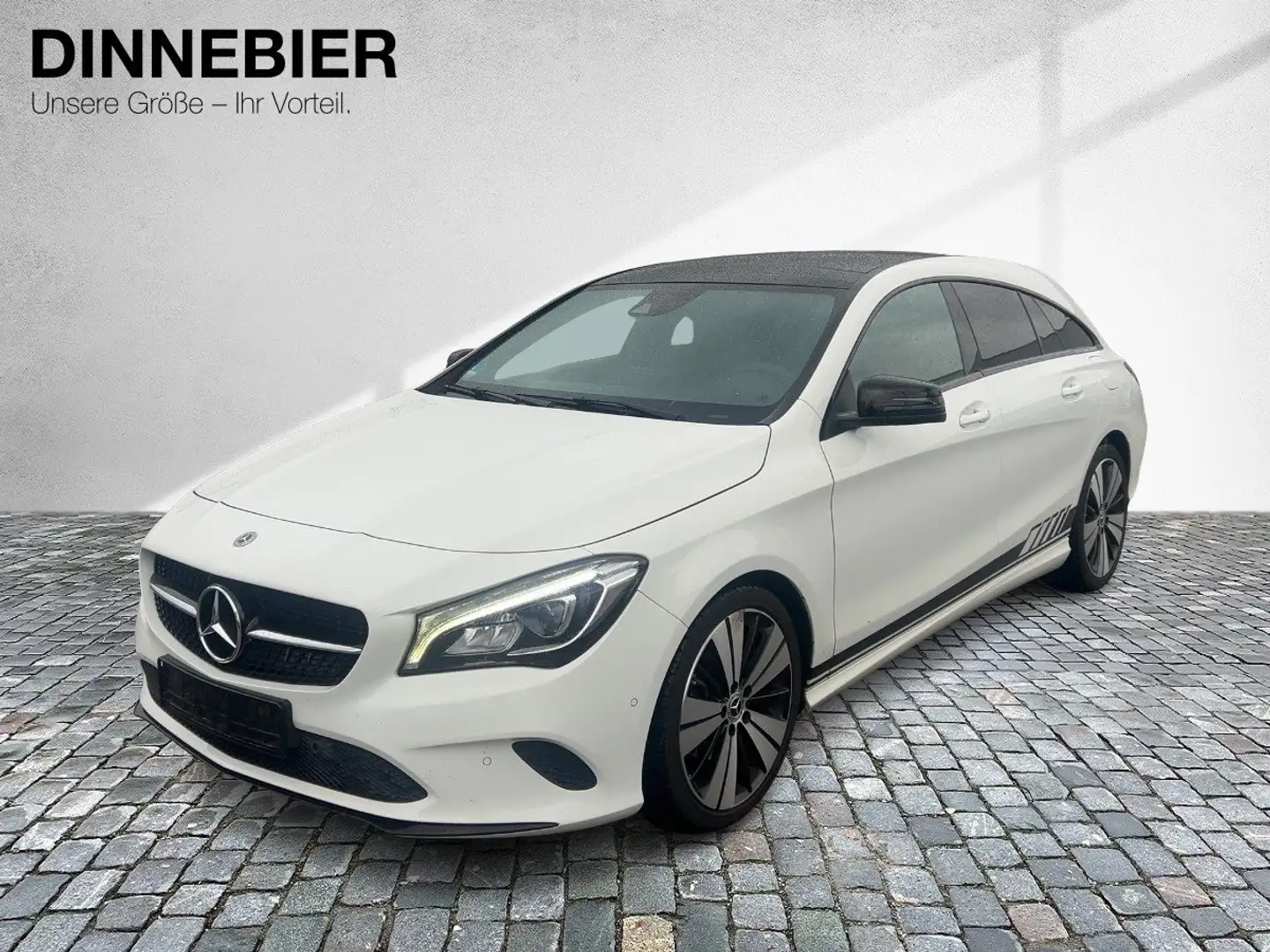 Mercedes-Benz CLA 180 Shooting Brake *LED+PDC+SHZ* LED NAVI PANO TWA Fer Blanc - 2
