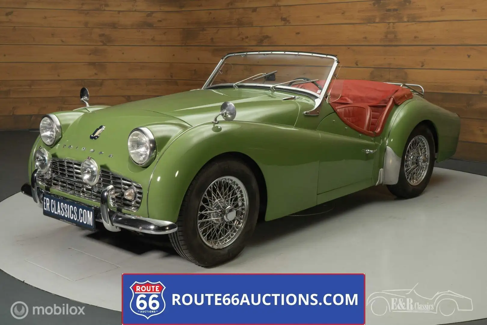 Triumph TR3A 1959 | Route 66 Auctions Verde - 1