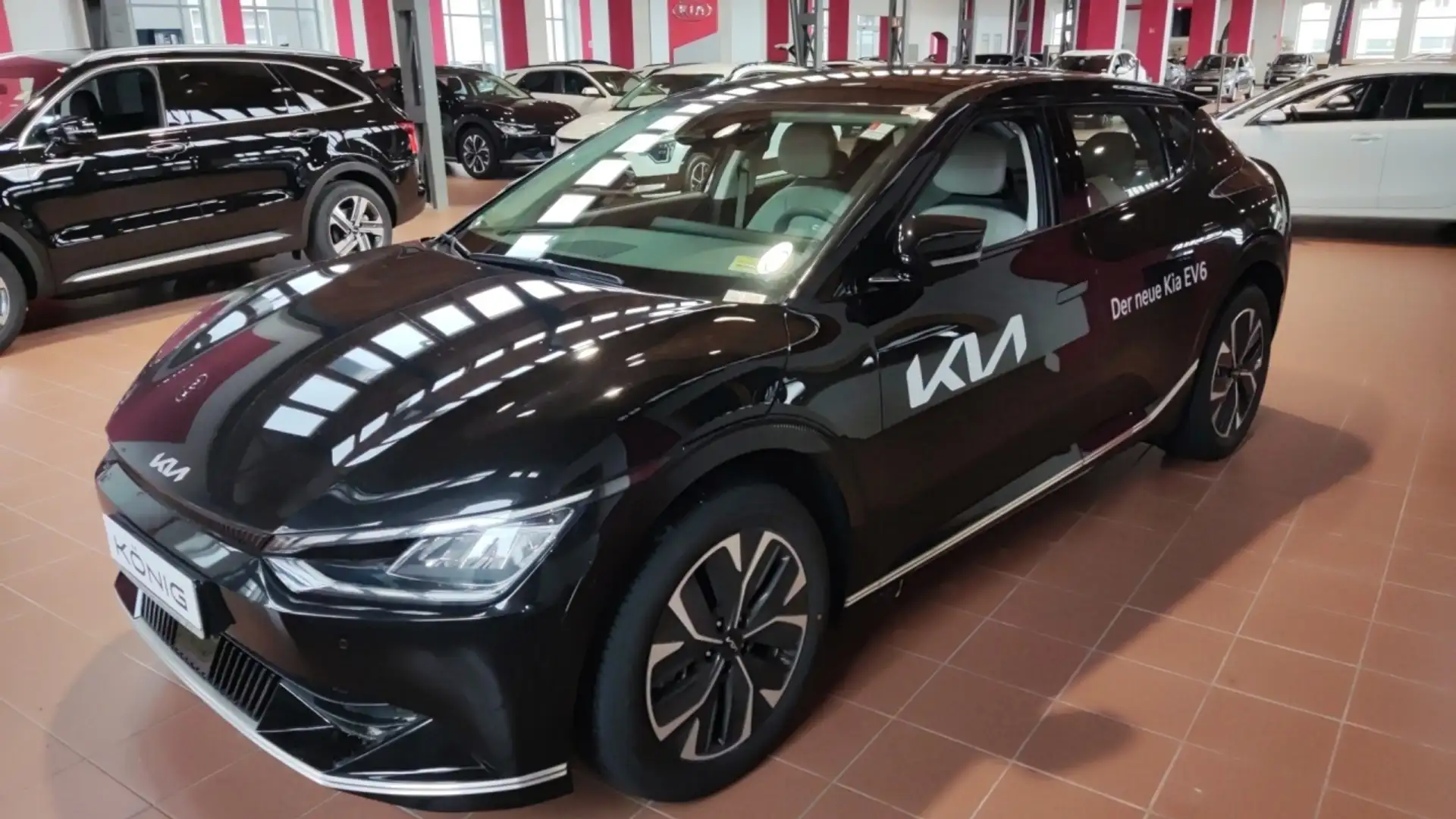 Kia EV6 GT-LINE 77,4kWh Assist+ Sound Wärmepumpe Noir - 1