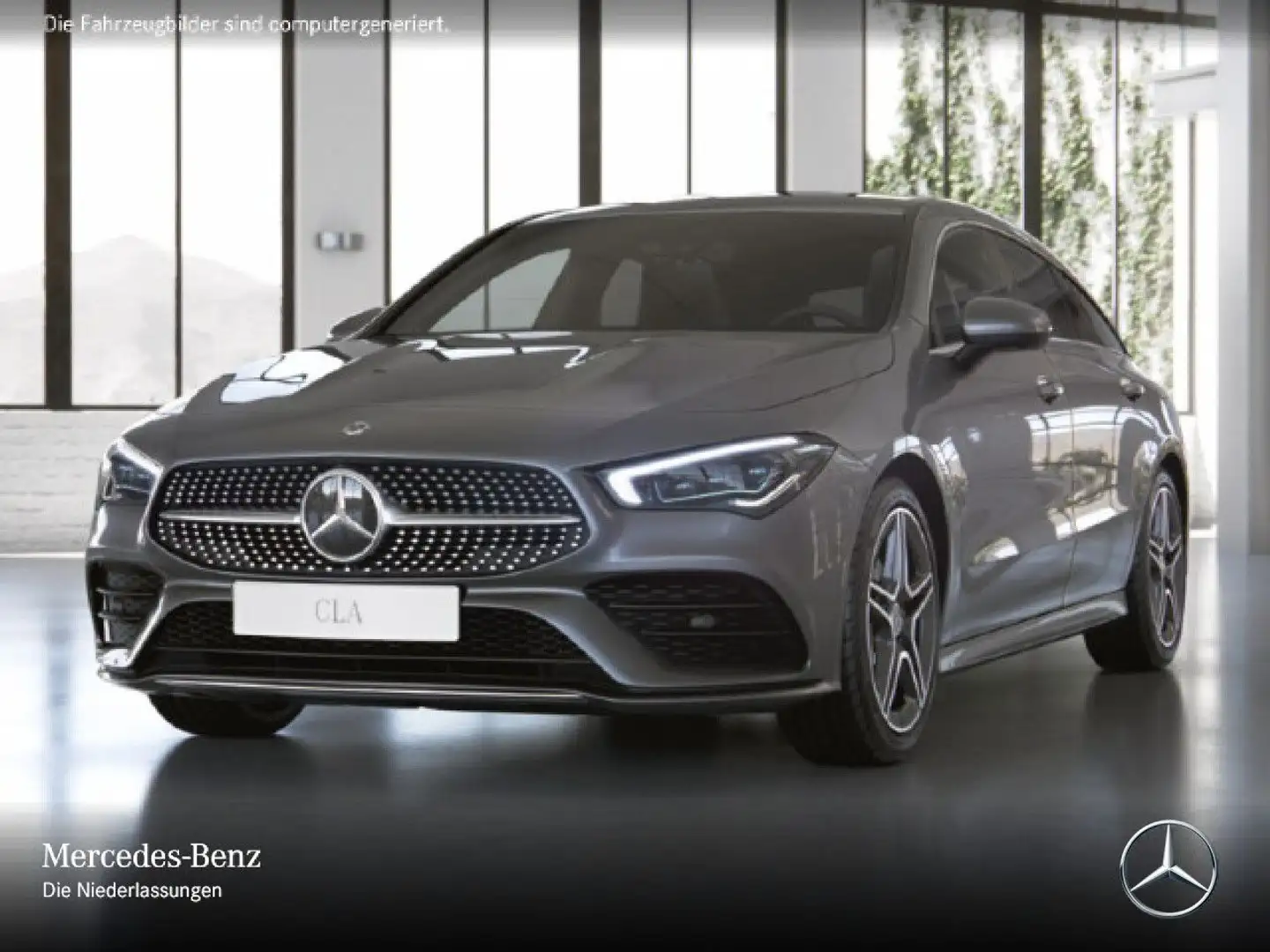 Mercedes-Benz CLA 220 d 4M AMG+360°+MULTIBEAM+STHZG+BURMESTER Grau - 2