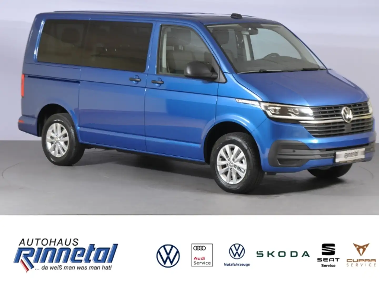 Volkswagen T6.1 Caravelle 3 ZONEN KLIMA+LED+ALU+PDC+KAMERA+ACC+WINTERPAKET Blau - 2