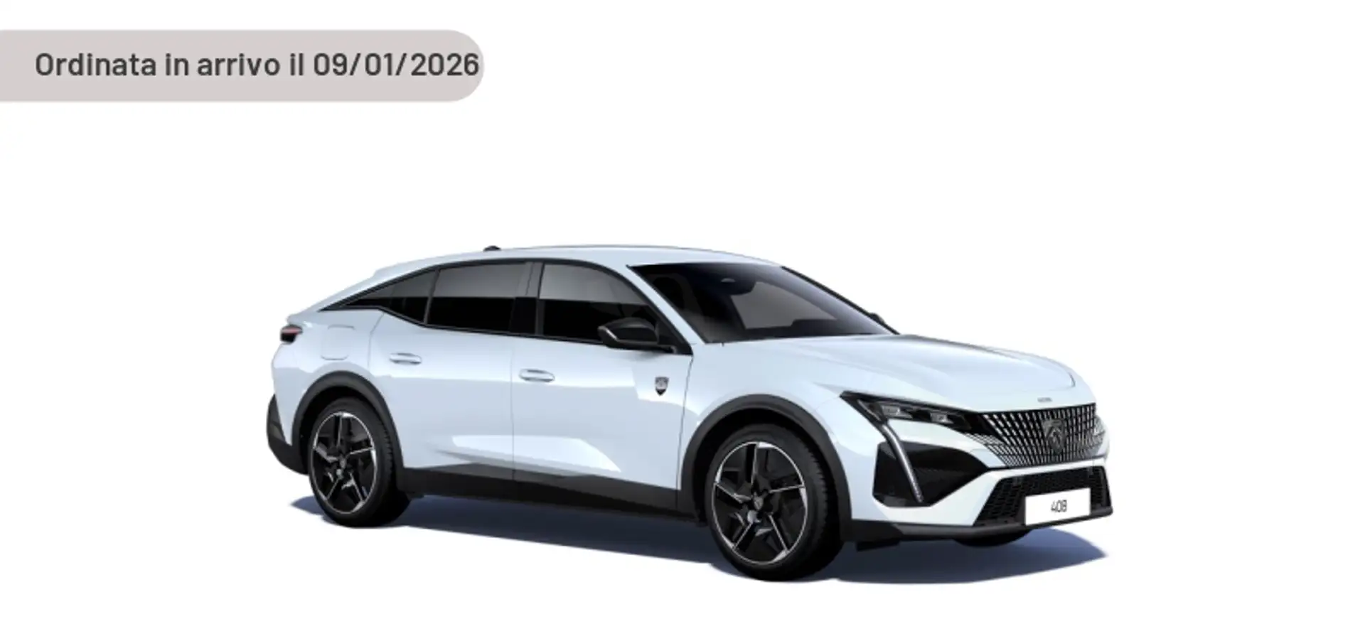 Peugeot 408 Hybrid 225 e-EAT8 GT Srebrny - 2