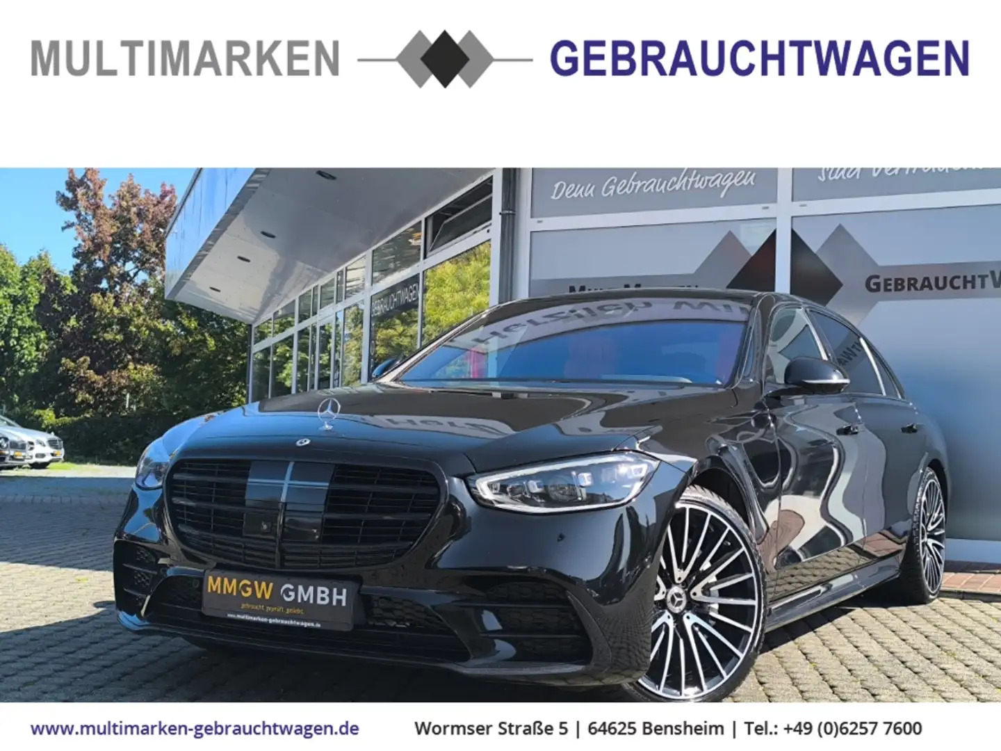 Mercedes-Benz S 400 AMG Line d 4Matic L EU6d Sportpaket/HUD Schwarz - 1