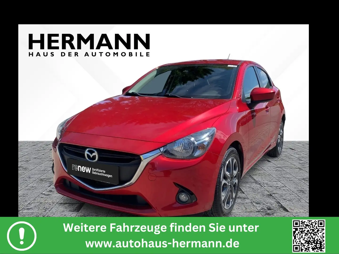 Mazda 2 1.5 SKYACTIV-G 90 Nakama *LM*KlimaA*PDC*SHZ Rot - 1