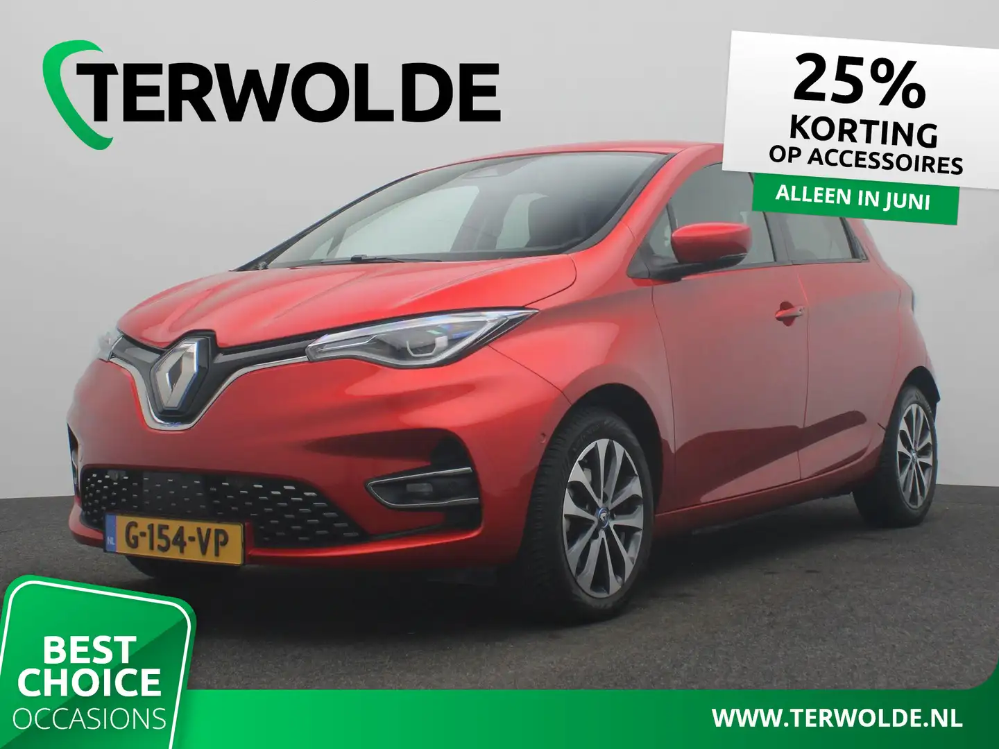 Renault ZOE R135 Intens Batterijkoop | Incl. Accu | Géén huura Rouge - 1