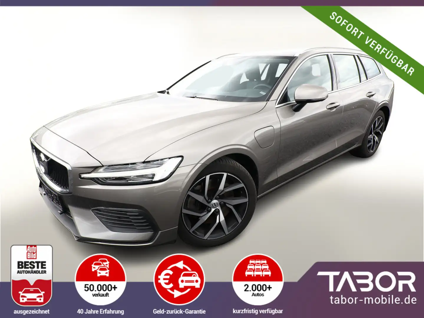 Volvo V60 T6 Twin Engine 340 Aut. AWD Momentum Pro LED Grau - 1