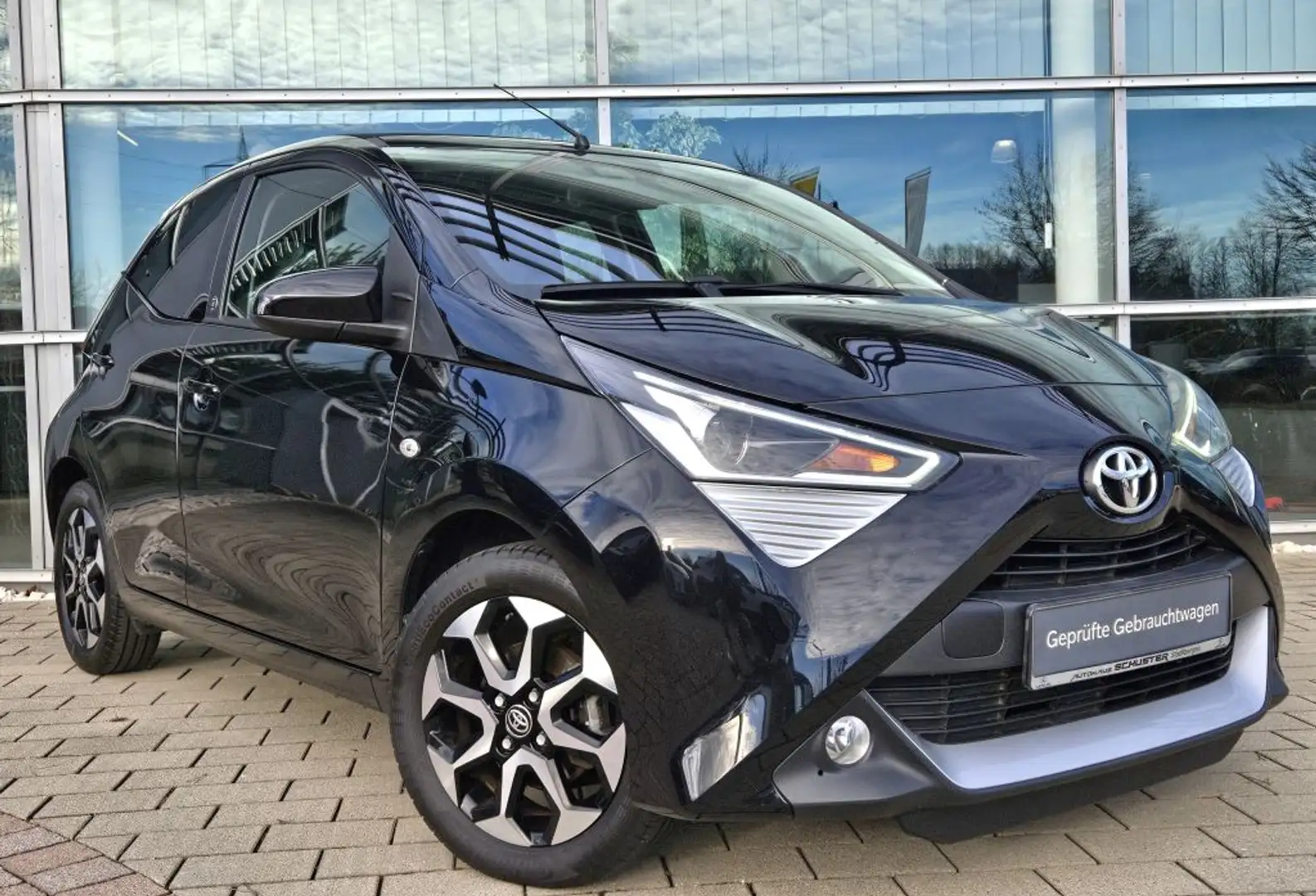 Toyota Aygo x-skyFaltdach,.,Smart Key Zwart - 2