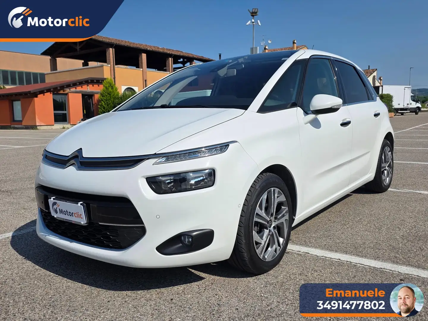 Citroen C4 Picasso 1.6 e-hdi Exclusive 115cv Weiß - 1