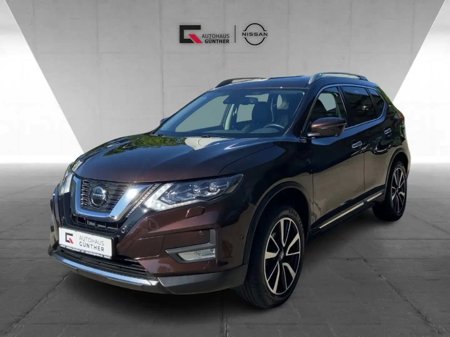 Nissan X-Trail Tekna 1.3 DIG-T DCT Glasdach 19 Zoll Kahverengi - 1