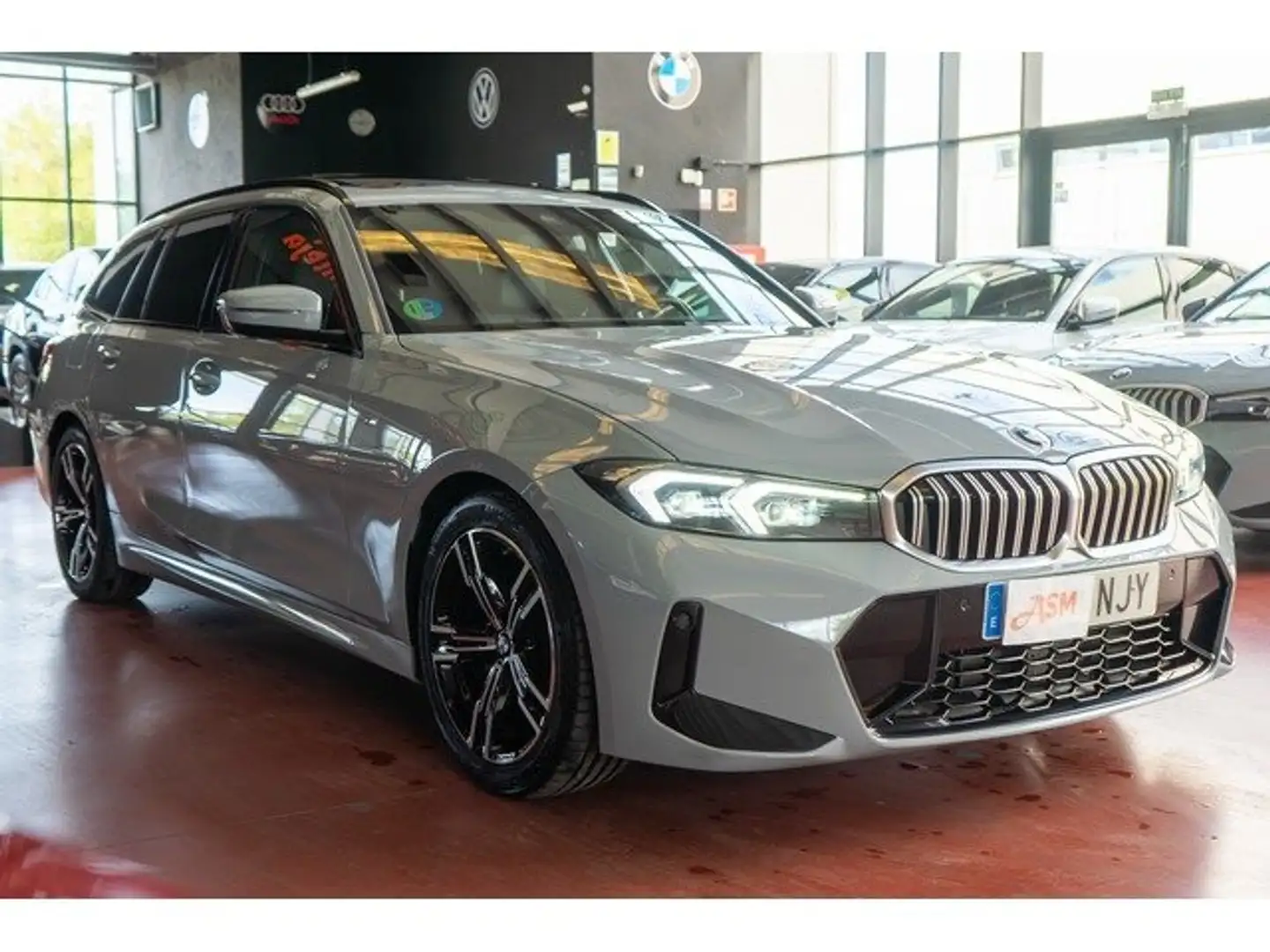 BMW 318 318dA Touring Gris - 2