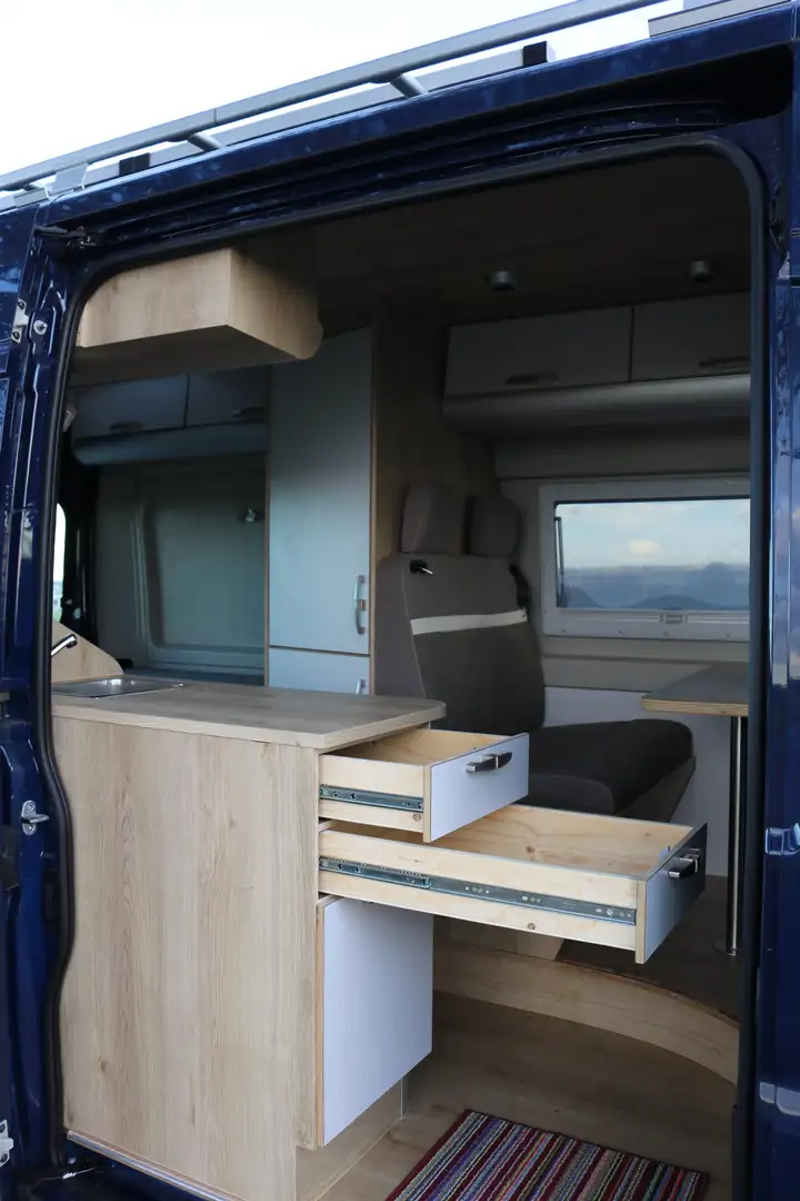 Fiat Ducato L2H2 Camper Modrá - 2