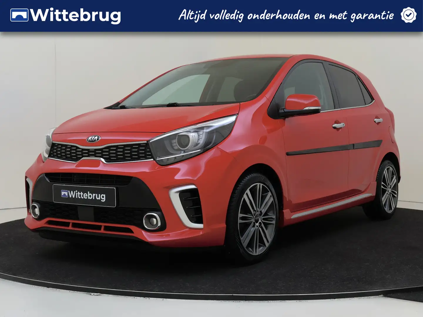 Kia Picanto 1.0 T-GDI GT-Line | Klein van stuk, groots in uits Rouge - 1