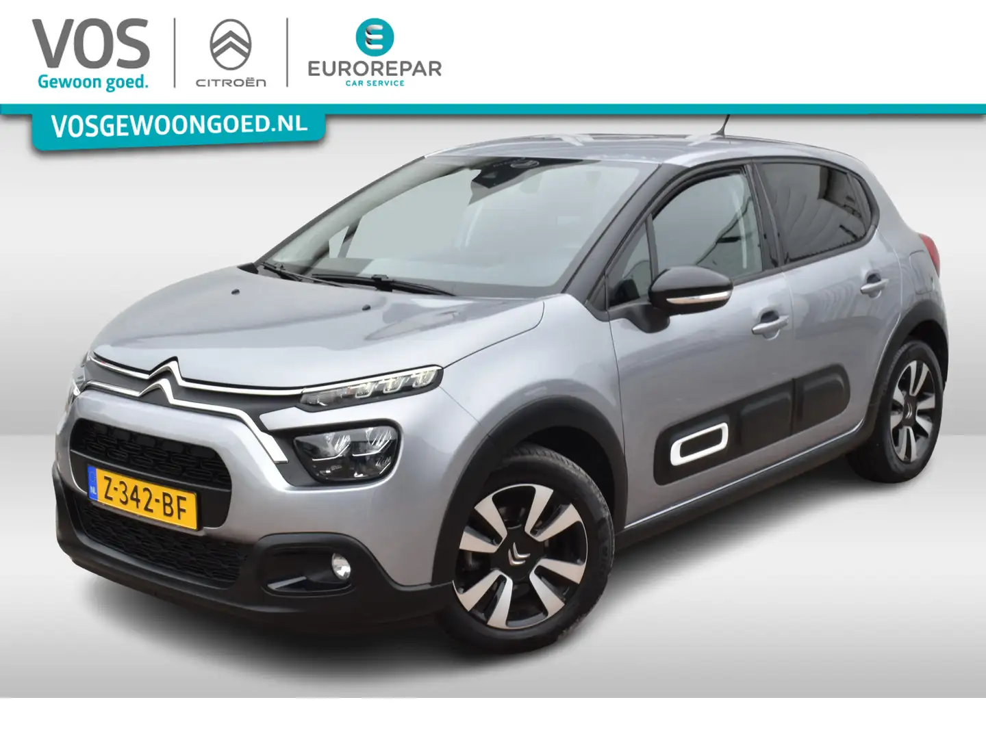 Citroen C3 PureTech 83 Max Navi | Airco | LM velgen | Gris - 1