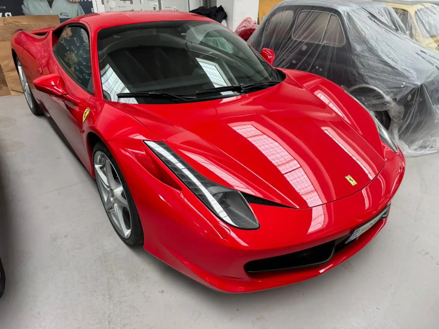 Ferrari 458 Italia DCT Volante Full Led Sedili Racing Carbonio Красный - 2