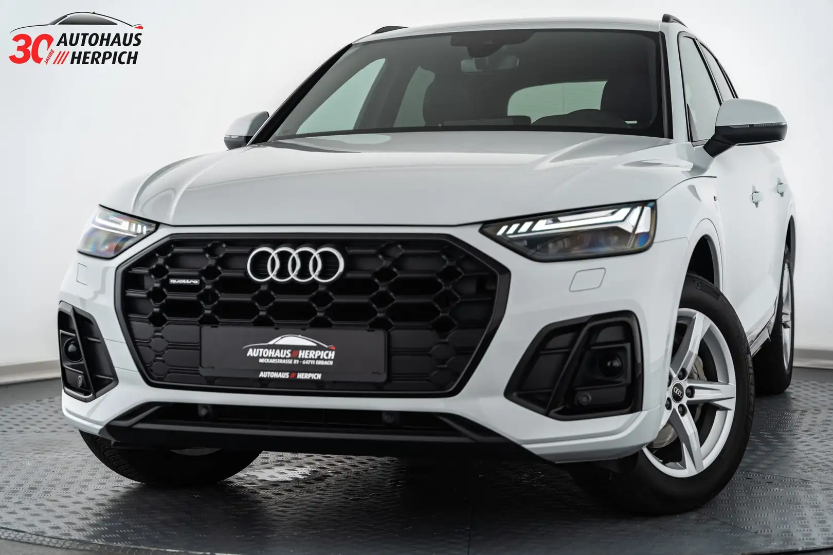 Audi Q5 40 TDI quattro S-Line SHZ NAVI AHKMATRIX Blanc - 1