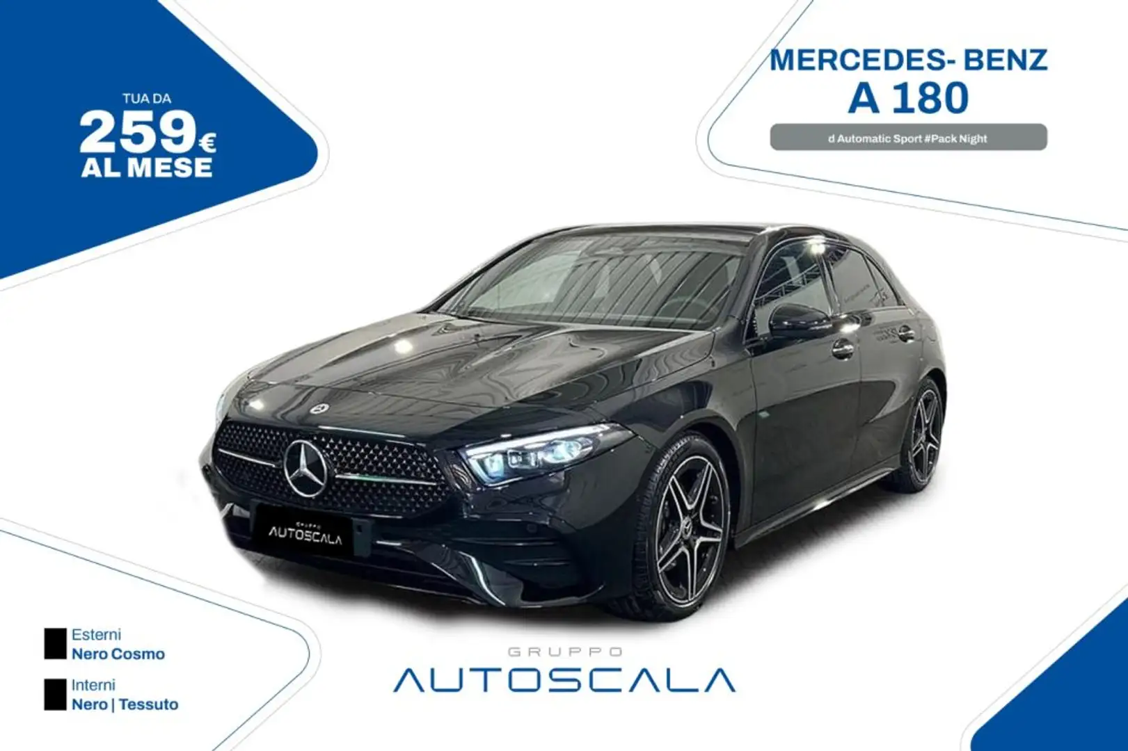 Mercedes-Benz A 180 d Automatic Sport #Pack Night Noir - 1