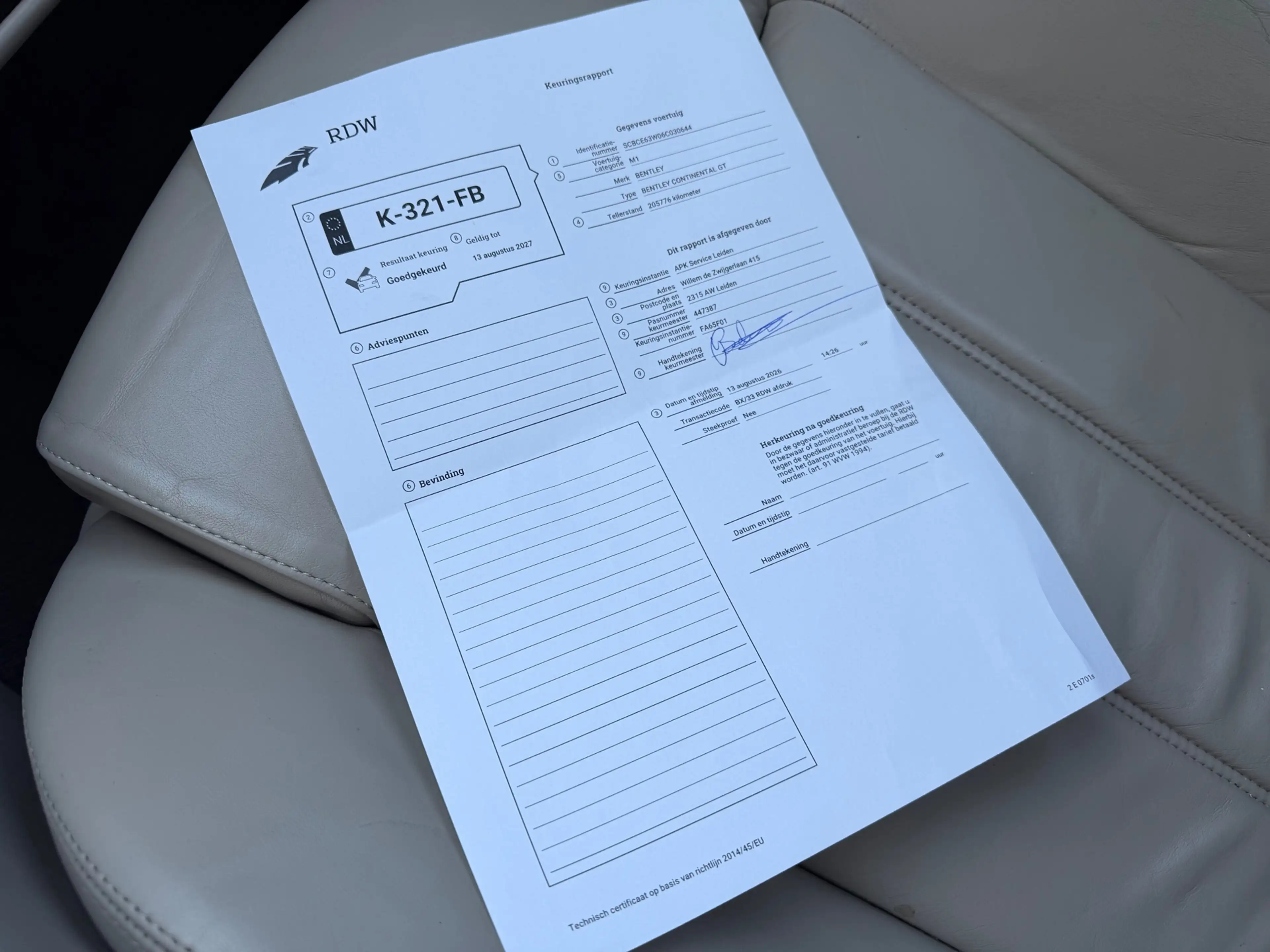 Bentley Continental GT 6.0 W12 Leer LPG-G3 Nieuwe APK — photo 13
