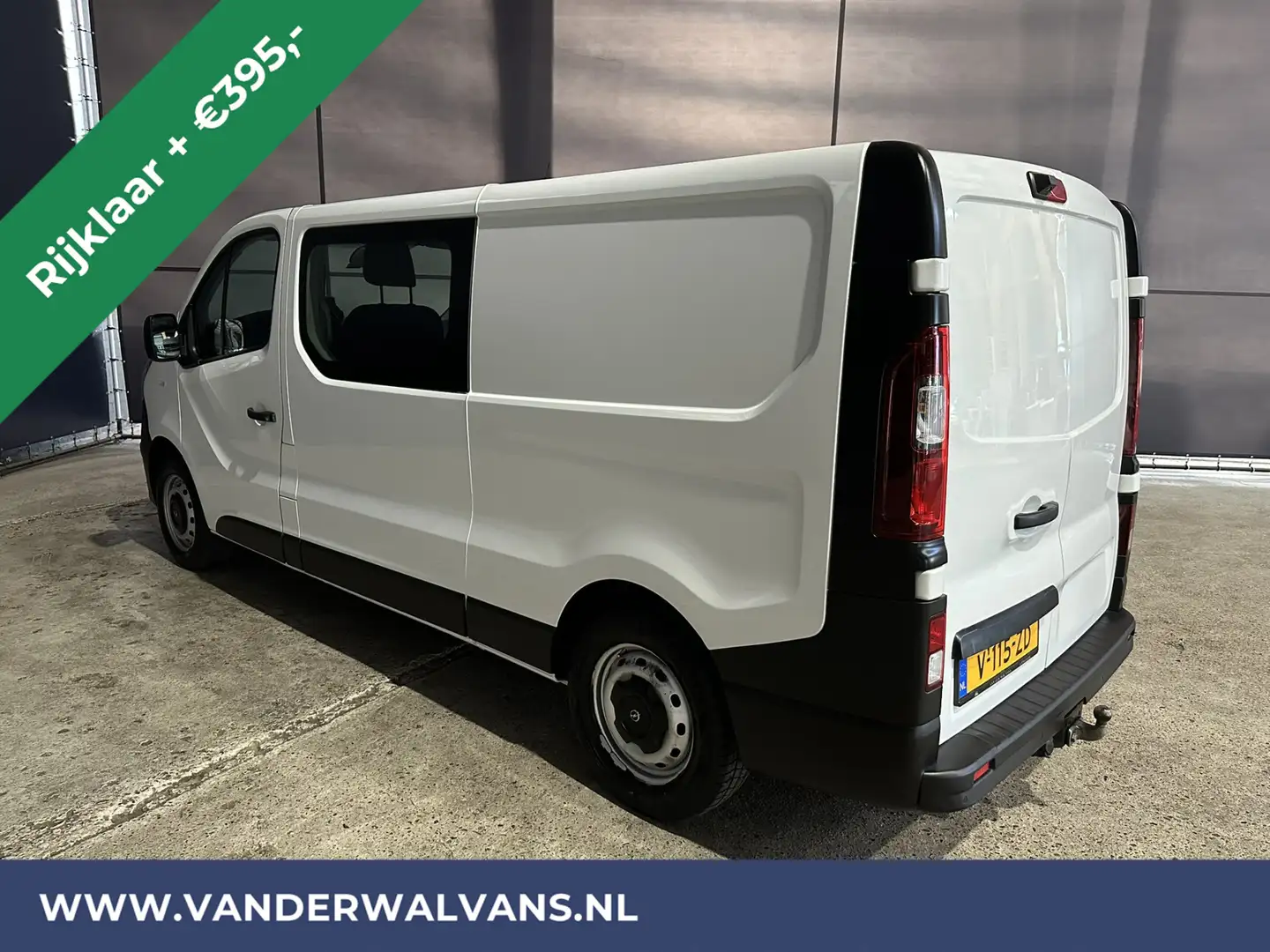 Opel Vivaro 1.6 CDTI 126pk L2H1 Dubbele Cabine Euro6 *Rijklaar Wit - 2