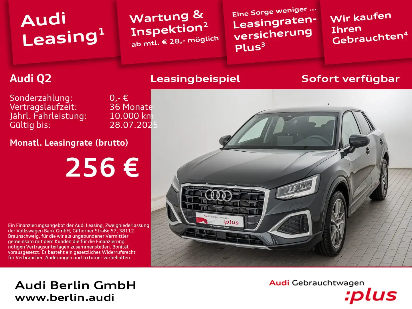 Audi Q2 Advanced 30 TFSI 6-Gang AHK PDC SITZHZG Grau - 1