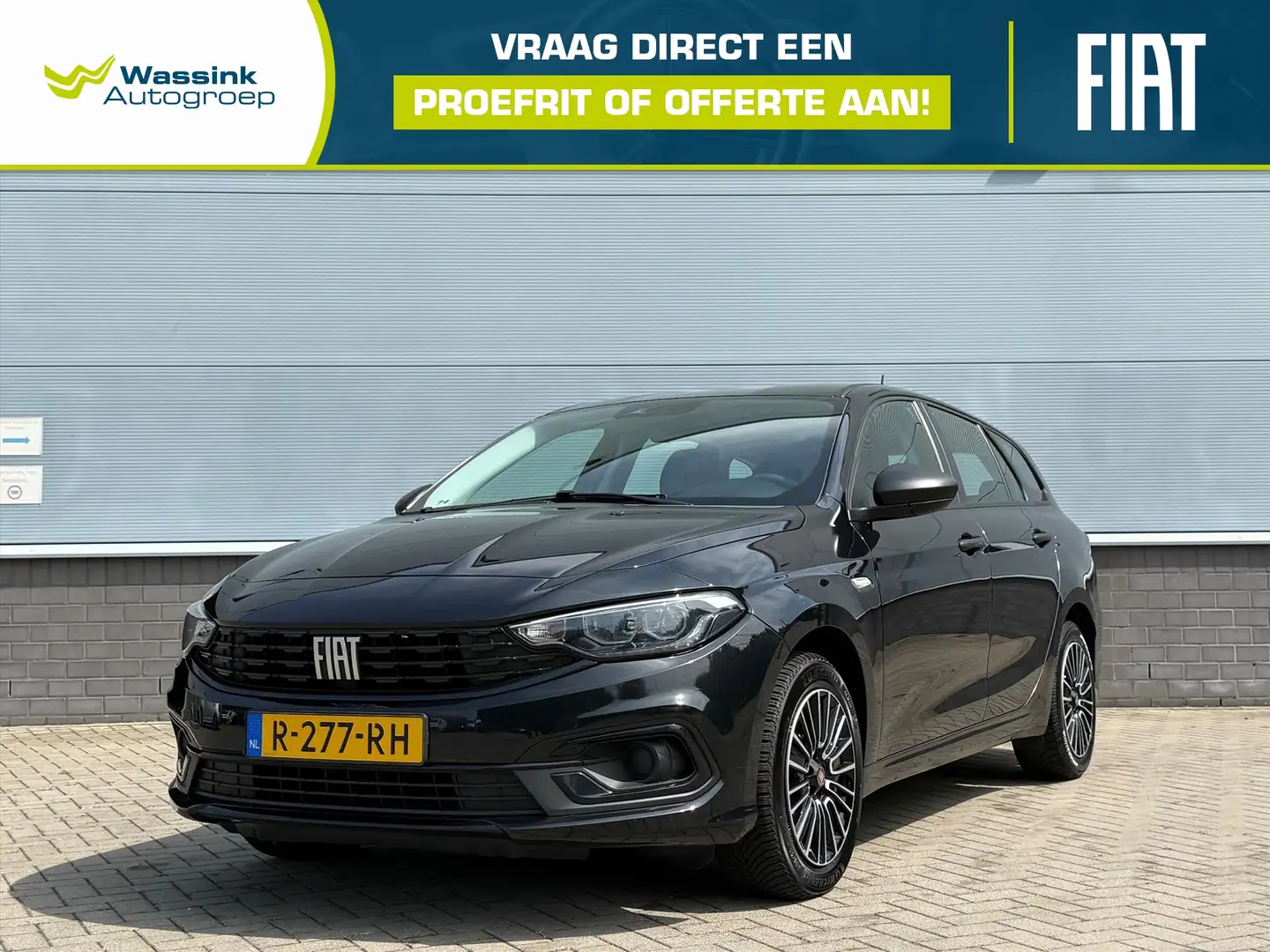 Fiat Tipo Stationwagon 1.5 Hybrid 130 DCT-7 Street I Carplay Zwart - 1