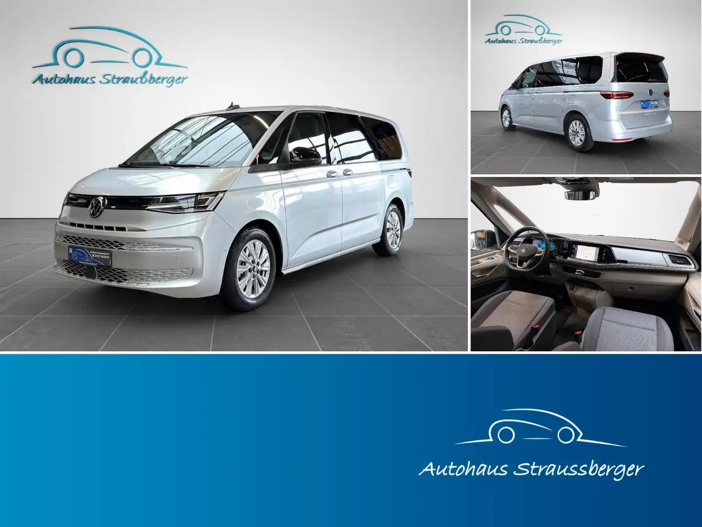 Volkswagen T7 Multivan 2.0 TDI ACC DCC AHK HuD STHZG IQ Argent - 1