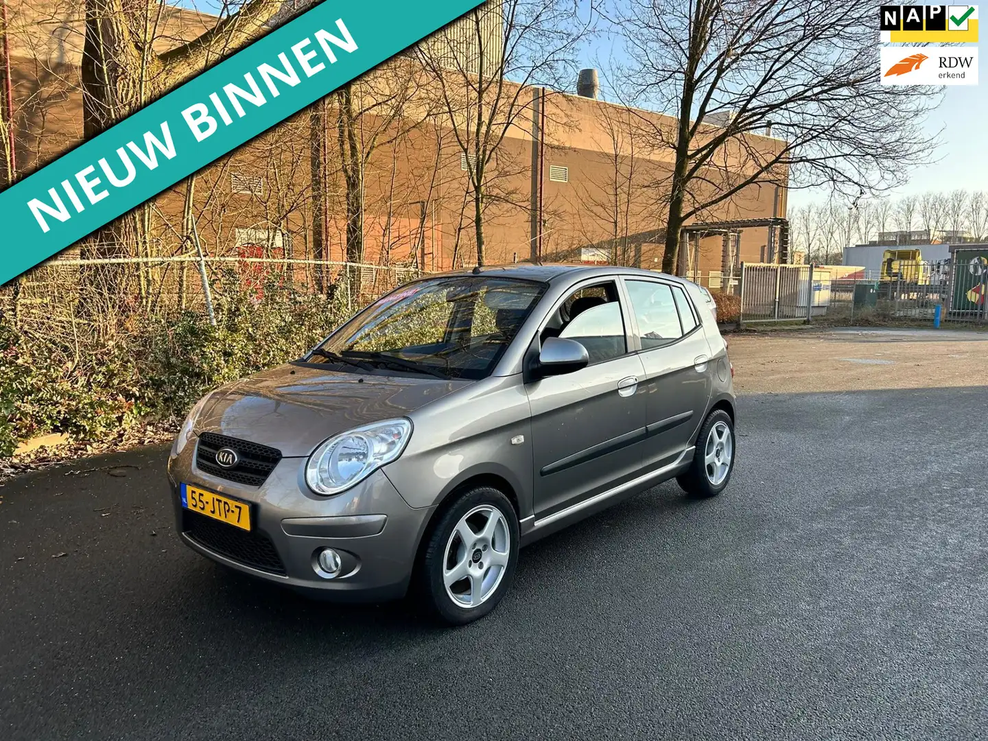 Kia Picanto 1.0 Fifteen ZEER NETTE AUTO RIJDT EN SCHAKELT TOP Grigio - 1