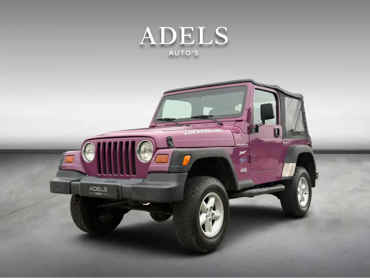 Jeep Wrangler 2.5i Softtop Cabrio Twister Uitvoering 90s Classic Mauve - 1