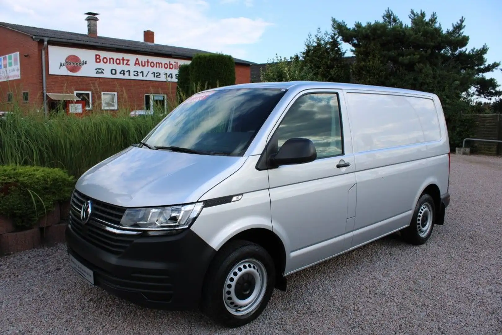 Volkswagen T6.1 Transporter Kurz EcoProfi *AHK,Klima,Sitzhzg* Silber - 1