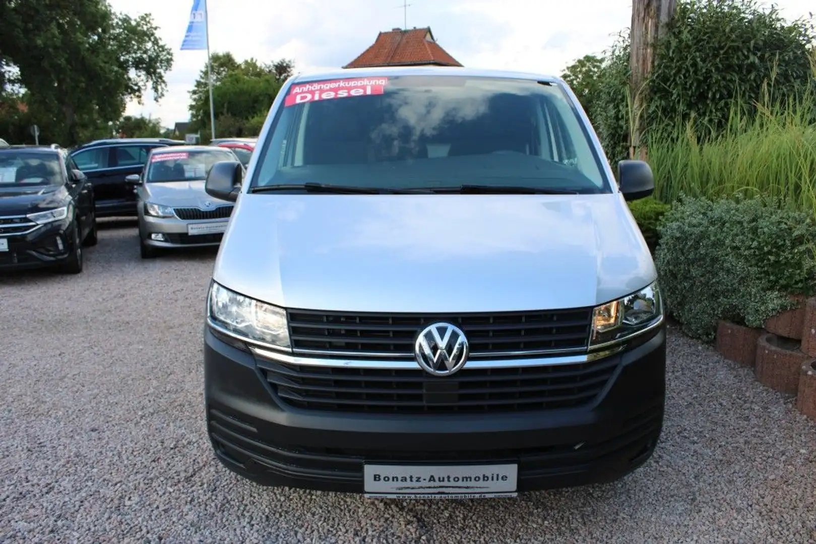 Volkswagen T6.1 Transporter Kurz EcoProfi *AHK,Klima,Sitzhzg* Silber - 2