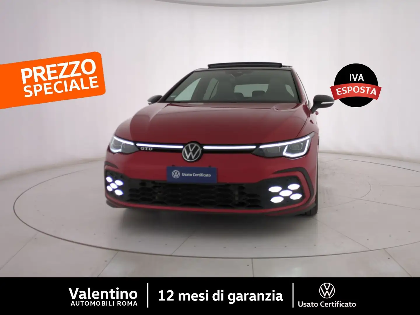 Volkswagen Golf GTD 2.0 TDI GTD DSG Červená - 1