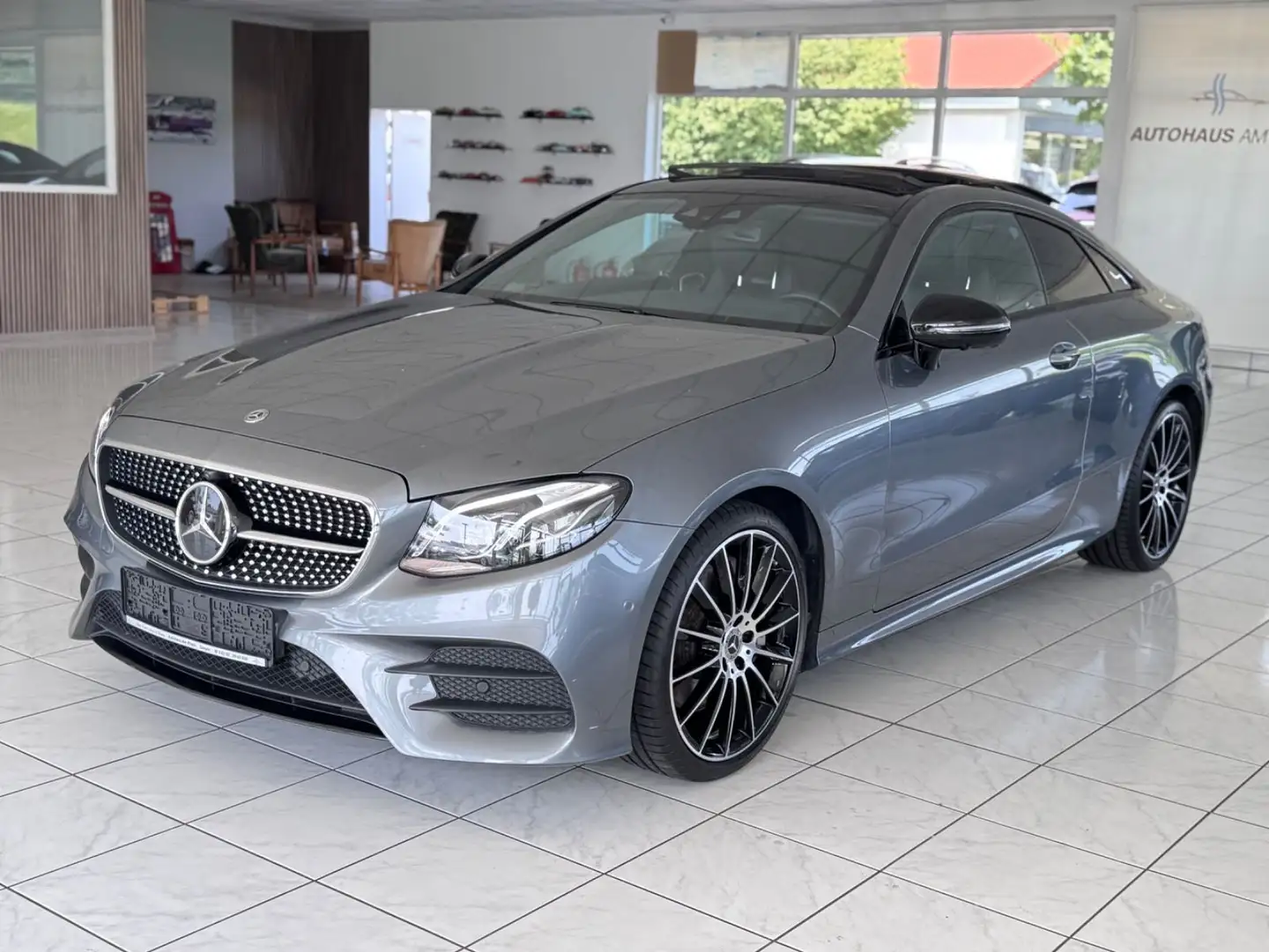Mercedes-Benz E 400 4Matic+AMG+Pano+Burmester+ACC+Garantie Grigio - 2